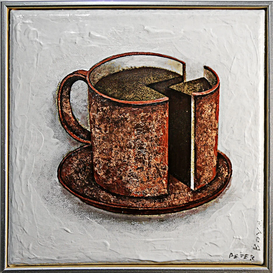 Petit Café (Canvas) — Peter Boyadjieff